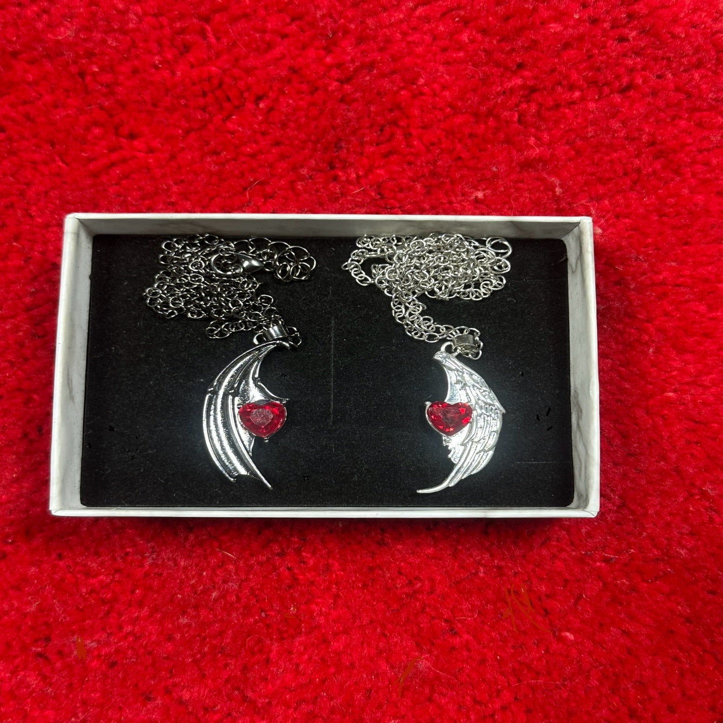Angel & Devil Matching Couples/ Best Friends Necklace